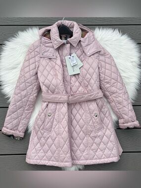 Burberry Pink Quilted Jacket
